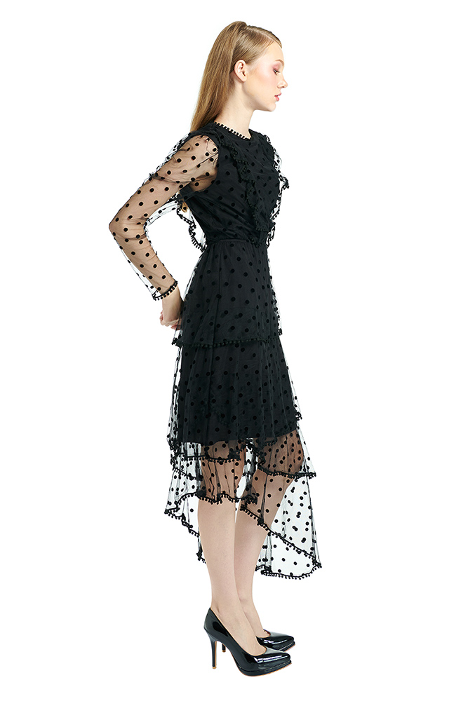 side view of the dress